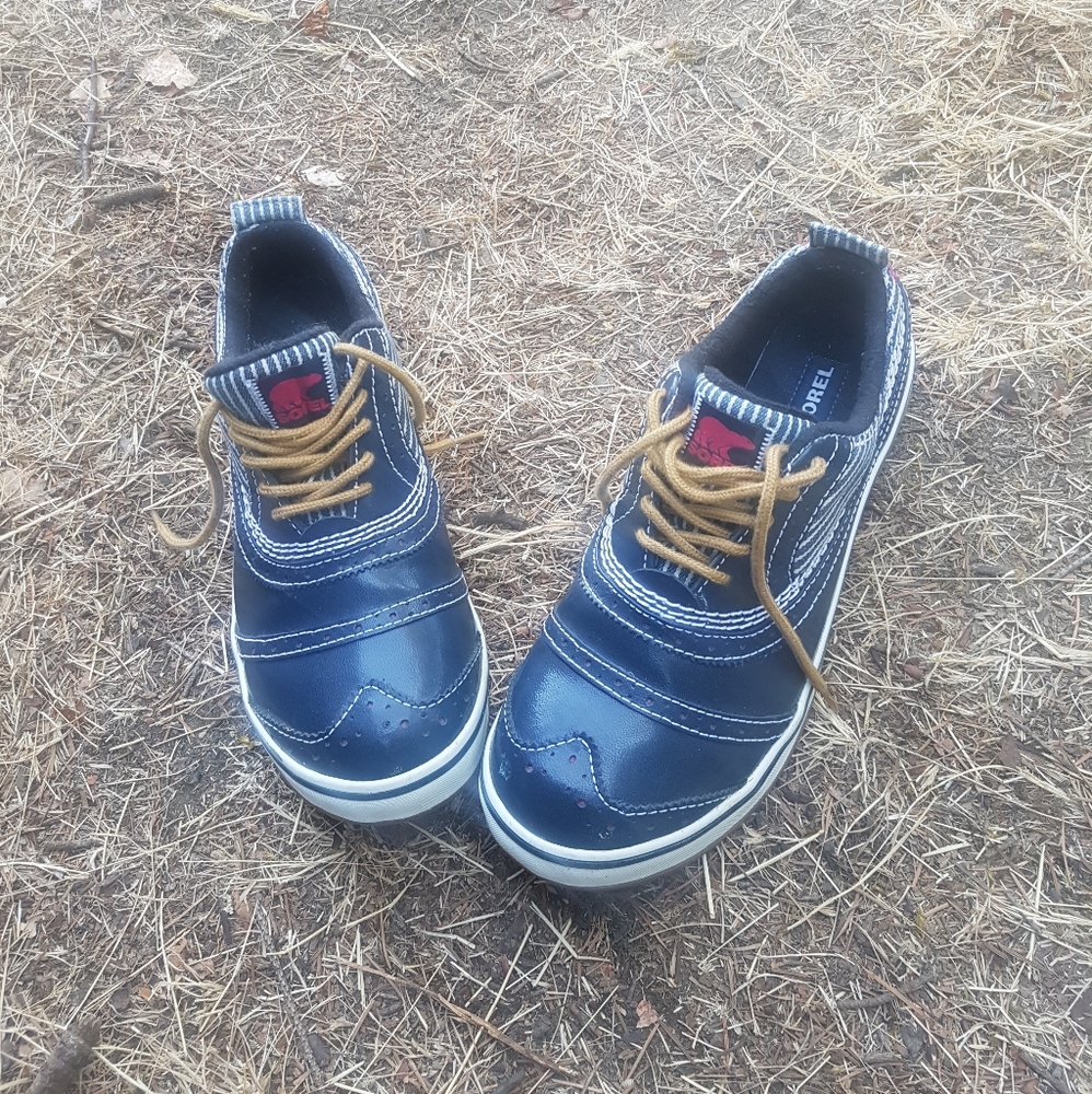 Sorel Women's Navy and White Sneakers
